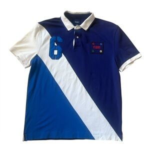 Façonnable Classique Naval Flag Polo Shirt  'Old Money' Preppy East Coast Yacht